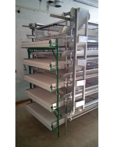 Клітка утримування перепелів тип БКП, кліткова батарея