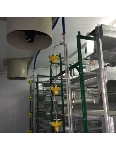 Клітка вирощування бройлерів від 1 дня до 2,5 кг, тип БКП 2