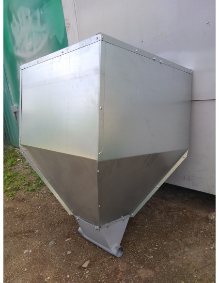 Бункер корма, объем 100 кг., линии кормления для напольного Бункер корма, объем 100 кг., линии кормления для напольного